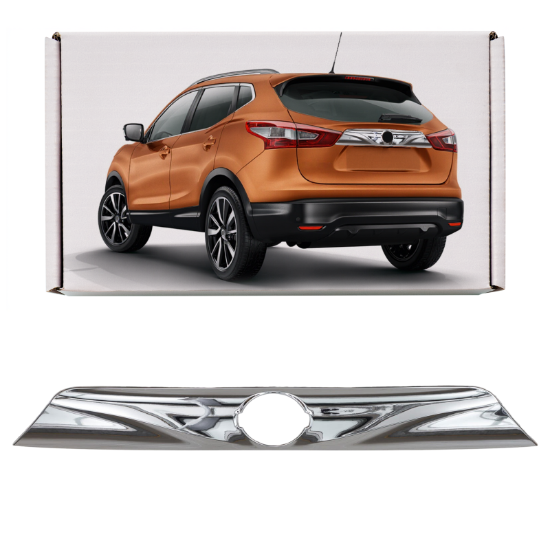 NISSAN QASHQAI 2014-2021 DECORATIVA MODANATURA PORTELLONE POSTERIORE (Cod. AP-31870_A4x4)