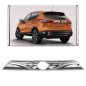 NISSAN QASHQAI 2014-2021 DECORATIVA MODANATURA PORTELLONE POSTERIORE (Cod. AP-31870_A4x4)