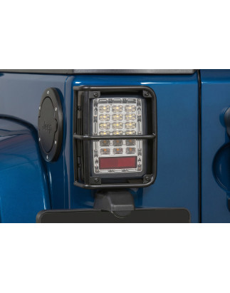 JEEP WRANGLER JK 2007-2018 RIVESTIMENTI PROTETTIVI FANALI POSTERIORI (Cod. AP-32077_A4x4)