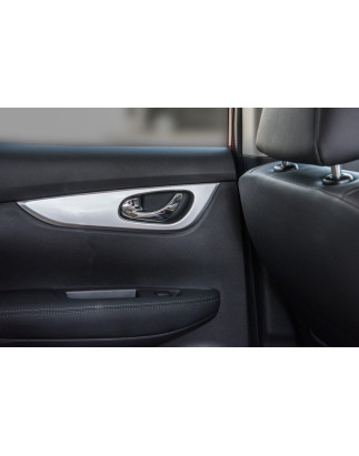 NISSAN QASHQAI II J11 2014-2021 SATINATE RIVESTIMENTI PORTE ATTORNO MANIGLIE (Cod. AP-32091_A4x4)