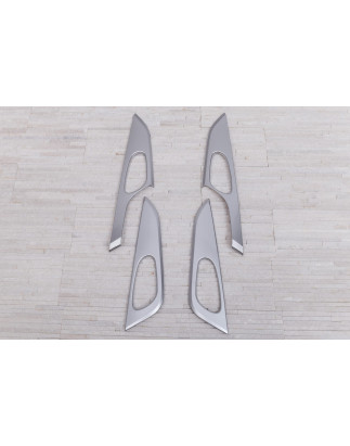NISSAN QASHQAI II J11 2014-2021 SATINATE RIVESTIMENTI PORTE ATTORNO MANIGLIE (Cod. AP-32091_A4x4)