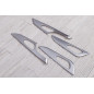 NISSAN QASHQAI II J11 2014-2021 SATINATE RIVESTIMENTI PORTE ATTORNO MANIGLIE (Cod. AP-32091_A4x4)