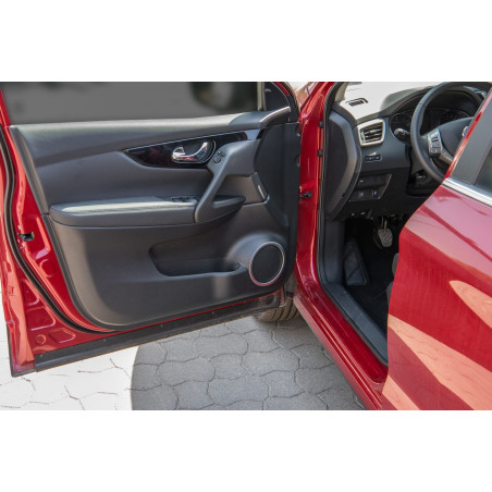NISSAN QASHQAI II J11 2014-2021 CORNICI DECORATIVE ALTOPARLANTI PORTE (Cod. AP-32092_A4x4)