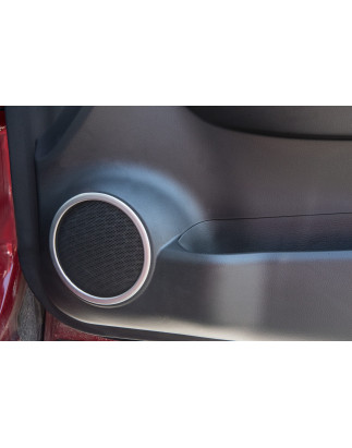 NISSAN QASHQAI II J11 2014-2021 CORNICI DECORATIVE ALTOPARLANTI PORTE (Cod. AP-32092_A4x4)