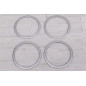 NISSAN QASHQAI II J11 2014-2021 CORNICI DECORATIVE ALTOPARLANTI PORTE (Cod. AP-32092_A4x4)
