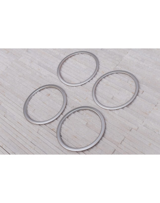 NISSAN QASHQAI II J11 2014-2021 CORNICI DECORATIVE ALTOPARLANTI PORTE (Cod. AP-32092_A4x4)