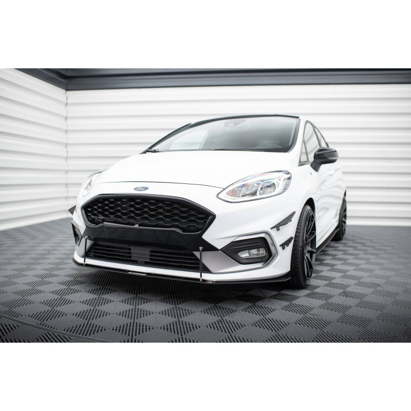SPLITTER RACING ANTERIORE V.2 Ford Fiesta Mk8 ST / ST-Line (Cod. M-FO-FI-8-STLINE-CNC-FD2G)