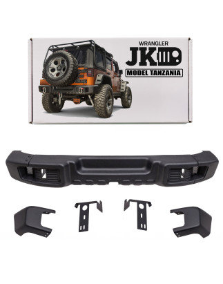 JEEP WRANGLER JK 2007-2018 PARAURTI POSTERIORE IN ACCIAIO TANZANIA (Cod. AP-32180_A4x4)