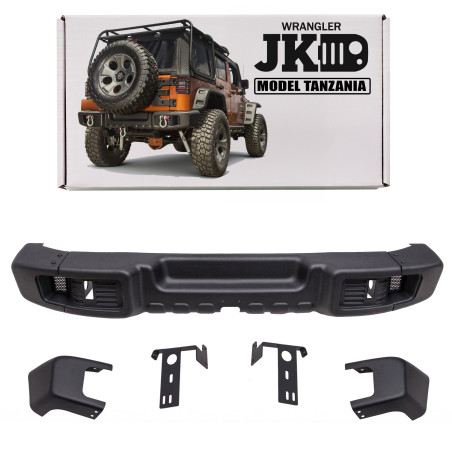 JEEP WRANGLER JK 2007-2018 PARAURTI POSTERIORE IN ACCIAIO TANZANIA (Cod. AP-32180_A4x4)