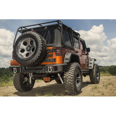 JEEP WRANGLER JK 2007-2018 PARAURTI POSTERIORE IN ACCIAIO TANZANIA (Cod. AP-32180_A4x4)