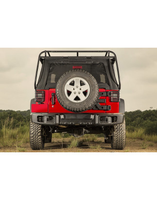 JEEP WRANGLER JK 2007-2018 PARAURTI POSTERIORE IN ACCIAIO TANZANIA (Cod. AP-32180_A4x4)