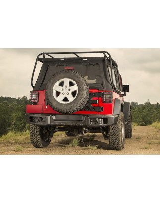 JEEP WRANGLER JK 2007-2018 PARAURTI POSTERIORE IN ACCIAIO TANZANIA (Cod. AP-32180_A4x4)