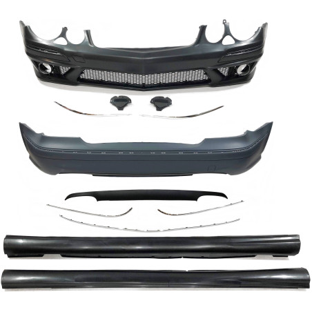 Kit Estetico Mercedes W211´07-09 Look AMG E63 ABS (Cod. E-TCM003900330034)