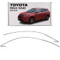 TOYOTA RAV4 2013-2019 IN ACCIAIO MODANATURE SUPERIORI FINESTRINI (Cod. AP-33050_A4x4)