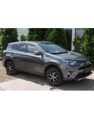 TOYOTA RAV4 2013-2019 IN ACCIAIO MODANATURE SUPERIORI FINESTRINI (Cod. AP-33050_A4x4)