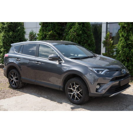 TOYOTA RAV4 2013-2019 IN ACCIAIO MODANATURE SUPERIORI FINESTRINI (Cod. AP-33050_A4x4)