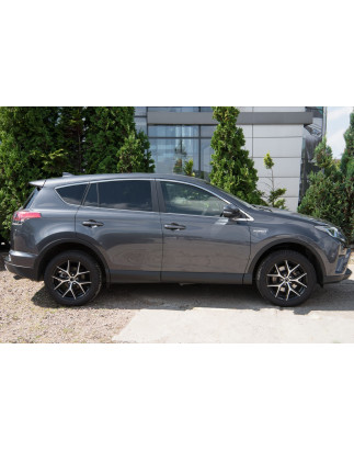 TOYOTA RAV4 2013-2019 IN ACCIAIO MODANATURE SUPERIORI FINESTRINI (Cod. AP-33050_A4x4)