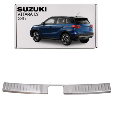 SUZUKI VITARA II 2015+ PROTETTIVA MODANATURA SOTTOPORTA BAGAGLIAIO (Cod. AP-33060_A4x4)