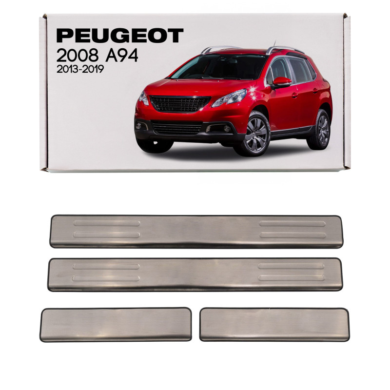 PEUGEOT 2008 E A94 2013-2019 MODANATURE SOTTOPORTA INTERNI (Cod. AP-33066_A4x4)