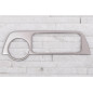 MITSUBISHI OUTLANDER III 2012+ SATINATA CORNICE POSACENERE (Cod. AP-33077_A4x4)