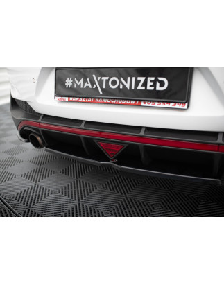 Splitter posteriore (con barre verticali) Hyundai I30 N Mk3 Fastback (Cod. M-HY-I30-3-N-FB-RD1+RD2G)