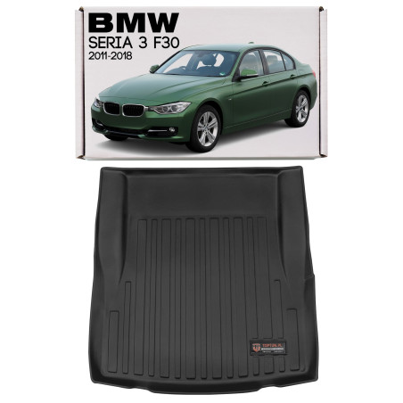 BMW SERIA 3 F30 2011-2018 berlina TAPPETINO BAGAGLIAIO MOQUETTE (Cod. AP-33084_A4x4)