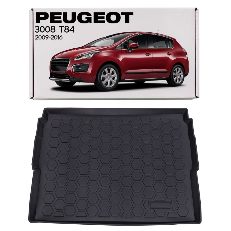PEUGEOT 3008 E T84 2009-2016 TAPPETINO BAGAGLIAIO (Cod. AP-33091_A4x4)
