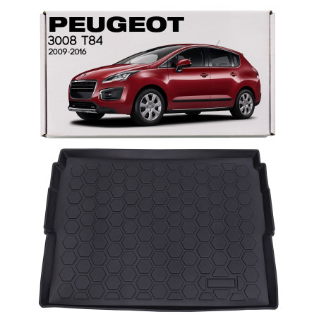 PEUGEOT 3008 E T84 2009-2016 TAPPETINO BAGAGLIAIO (Cod. AP-33091_A4x4)
