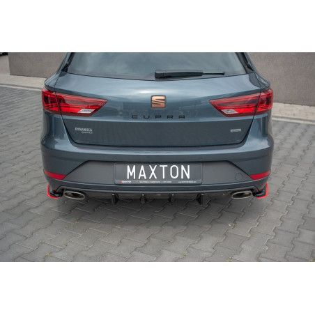 Sottoparaurti posteriore V.1 Seat Leon Cupra Mk3 FL Sportstourer (Cod. M-SE-LE-3F-CU-ST-RS1G)