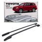 TOYOTA RAV4 III XA30 2005-2012 NERI BARRE LONGITUDINALI TETTO STILE OEM 63470-42031-C0 (Cod. AP-3311
