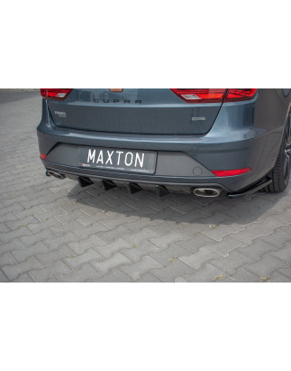 Sottoparaurti posteriore V.1 Seat Leon Cupra Mk3 FL Sportstourer (Cod. M-SE-LE-3F-CU-ST-RS1G)