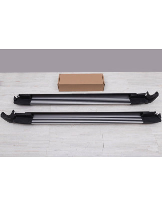 HONDA CRV III 2007-2012 PEDANE LATERALI SOTTOPORTA STRISCE (Cod. AP-33655_A4x4)