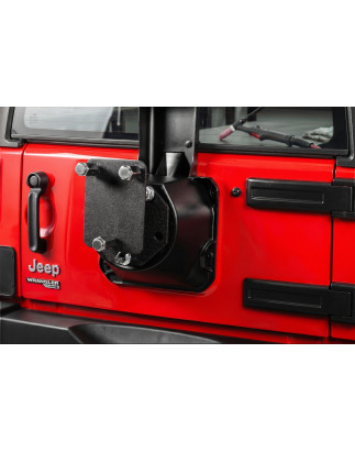 JEEP WRANGLER JK 2007-2018 SUPPORTO PER MAGGIORATA RUOTA DI SCORTA PARAMOUNT (Cod. AP-33700_A4x4)