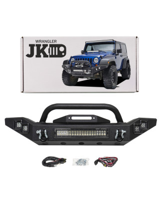 JEEP WRANGLER JK 2007-2018 PARAURTI ANTERIORE LP (Cod. AP-33710_A4x4)