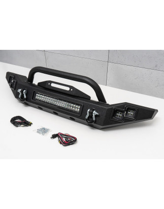 JEEP WRANGLER JK 2007-2018 PARAURTI ANTERIORE LP (Cod. AP-33710_A4x4)