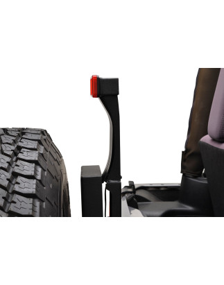 JEEP WRANGLER JK 2007-2018 SUPPORTO LUCI STOP PER MAGGIORATA RUOTA DI SCORTA PARAMOUNT (Cod. AP-3371