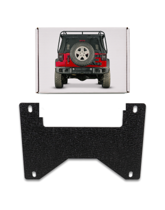 JEEP WRANGLER JK 2007-2018 SUPPORTO POSTERIORE TARGA MODELLO USA (Cod. AP-33716_A4x4)