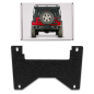 JEEP WRANGLER JK 2007-2018 SUPPORTO POSTERIORE TARGA MODELLO USA (Cod. AP-33716_A4x4)