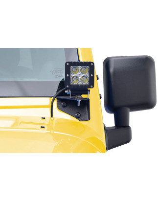 JEEP WRANGLER YJ/TJ 1997-2006 SUPPORTO LUCI AGGIUNTIVE PER MONTANTE VETRI FRONTALE (Cod. AP-33717_A4