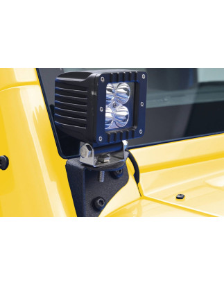 JEEP WRANGLER YJ/TJ 1997-2006 SUPPORTO LUCI AGGIUNTIVE PER MONTANTE VETRI FRONTALE (Cod. AP-33717_A4