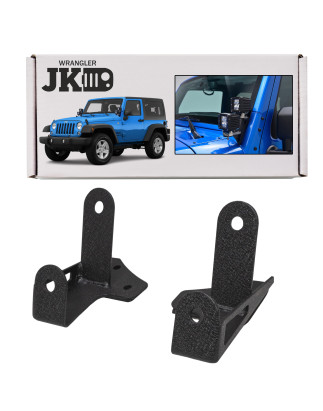 JEEP WRANGLER JK 2007-2018 SUPPORTO FANALI AGGIUNTIVI PER MONTANTE ANTERIORE (Cod. AP-33719_A4x4)