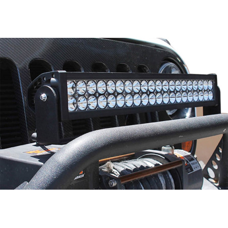 JEEP WRANGLER 1987-2018 SUPPORTO FARI 20" IN PARAURTI ANTERIORE (Cod. AP-33720_A4x4)