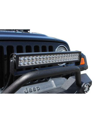 JEEP WRANGLER 1987-2018 SUPPORTO FARI 20" IN PARAURTI ANTERIORE (Cod. AP-33720_A4x4)