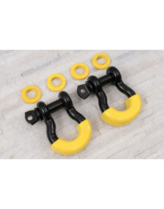 NERA GRILLO STANDARD 4,75 TONY CON GIALLA CON COPERTURA KIT 2 PEZZI (Cod. AP-4ECE-311FD_A4x4)