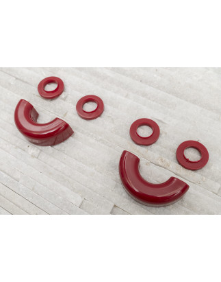 COPERTURE PER GRILLI IN COLORE ROSSO 2SZT. (Cod. AP-33731_A4x4)