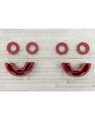 COPERTURE PER GRILLI IN COLORE ROSSO 2SZT. (Cod. AP-33731_A4x4)