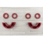 COPERTURE PER GRILLI IN COLORE ROSSO 2SZT. (Cod. AP-33731_A4x4)