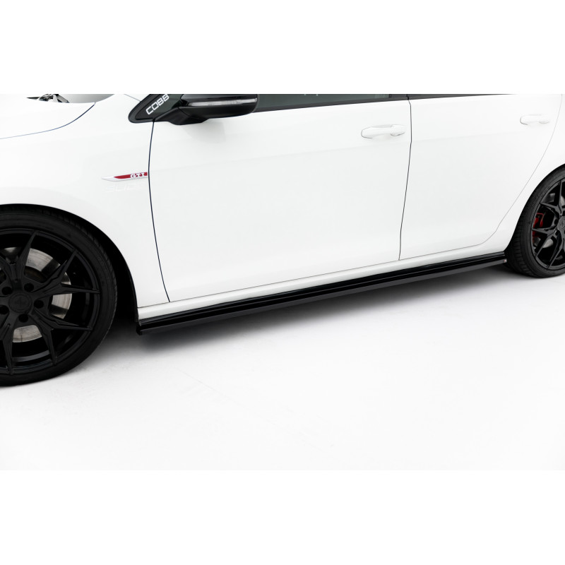 Diffusori minigonne V.2 Volkswagen Golf GTI / GTD Mk7 / Mk7 Facelift (narrow) (Cod. M-VW-GO-7/7F-GTI