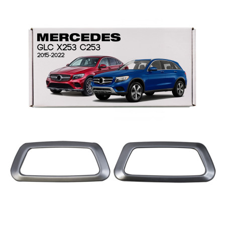 MERCEDES GLC X253 C253 2015-2022 PROTEZIONE CORNICE LUCI IN BAGAGLIAIO (Cod. AP-33928_A4x4)