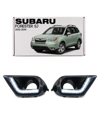 SUBARU FORESTER IV SJ 2012-2014 PRE-RESTYLING LUCI DIURNE LED (Cod. AP-33942_A4x4)